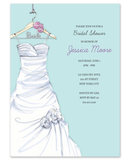 Lovely Dress Invitation | Fine Stationery