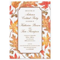 Shop Fall Party Invitations at Fine Stationery