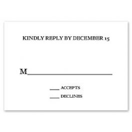Bonnie Marcus Holiday 126811 126808 Response Card