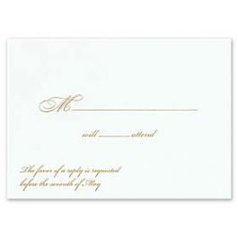 Crane & Co. Crane Wedding 2013 115326 115308 Response Card
