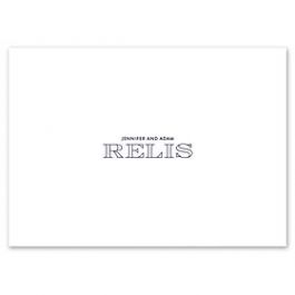 Crane & Co. Crane Wedding 2013 115936 115427 Thank You Note