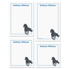 Horse Patterns Note Pad Set