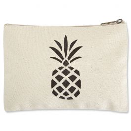 Pineapple Zippered Pouch - Small