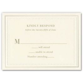 Matching Response Card