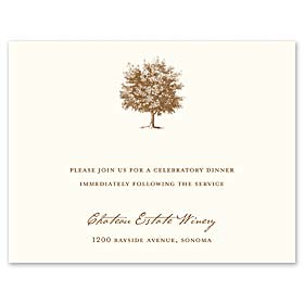 Under The Oak Invitation | Fine Stationery