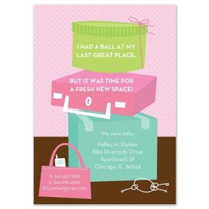 moving announcement cards new address fine stationery