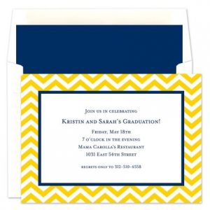 Chevron Invitation