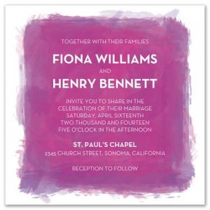 Subtle Canvas Invitation