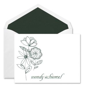Flower Garden Flat Card