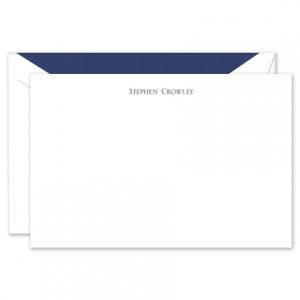 William Arthur Saint Nicholas Blank White Cards & Crane White Env 10 Crane & Co 