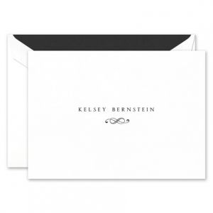 White Note Card