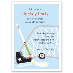 Hockey Star Invitation