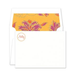 Dotted Circle Flat Card