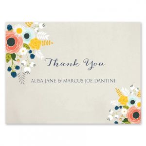 Floral Whimsy Note Card