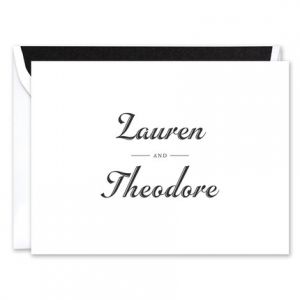 Traditional Flair Note Card