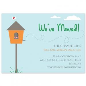 moving announcement cards new address fine stationery