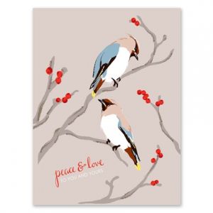 Perched Bird Greeting Card