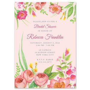 Bridal Blossoms Invitation