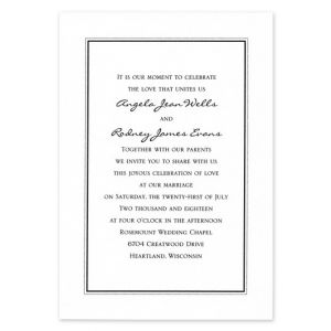 Border Frame Invitation