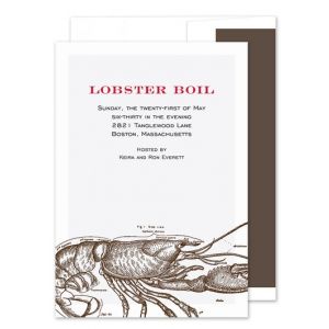 Lobster Boil Invitation