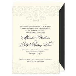 Traditional Wedding Invitations Fine Stationery