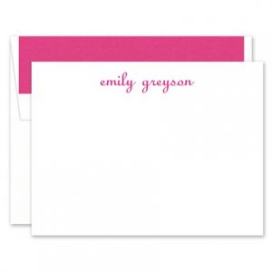 Simple White Flat Card