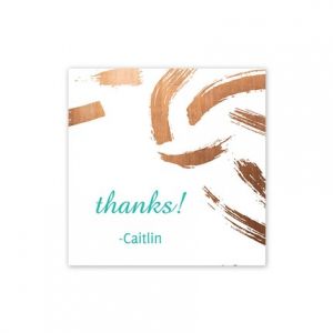 Copper Brush Gift Tag