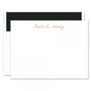 Simple White Flat Card