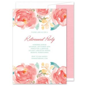 Bright Florals Invitation