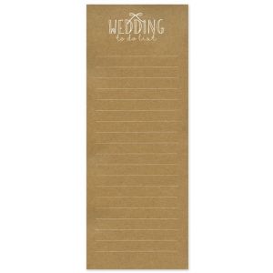 Wedding To Do Note Pad