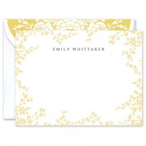 Yellow Flower Flat Card