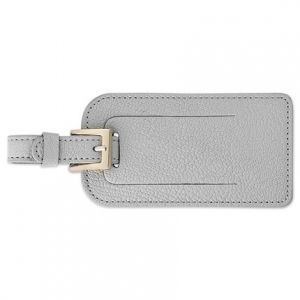 Gray Luggage Tag