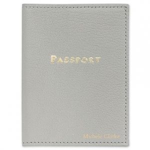 Gray Passport Cover