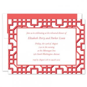 Fret Coral Invitation