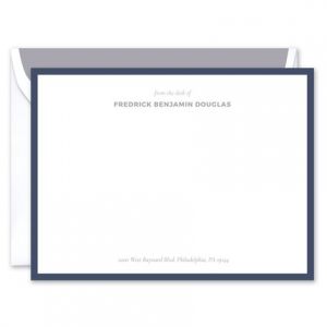 Personalized Note Cards, Embossed Note Card | Fine Stationery