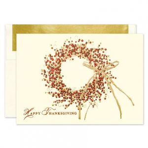 Color Wreath Greeting Card