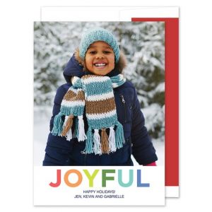 Joyful Photo Card