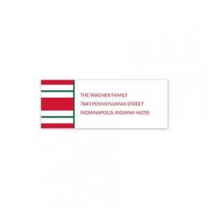 Essex Red Address Label