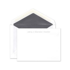 White Coal Flat Card