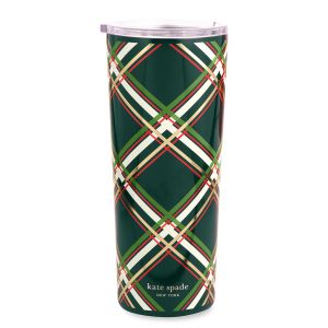 Spruce Plaid Stainless Steel Tumbler
