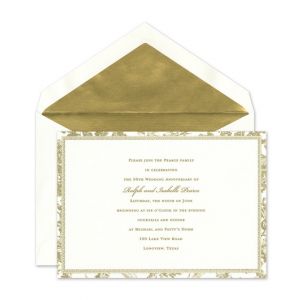 Tovaglioli Ospiti Caspari Romantic Toile Oro | Confezione 15 Pezzi, Triplo Strato, Ecologici, Stampati In Germania