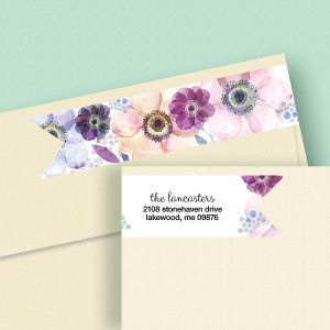 Days of Beauty Connect Wrap Diecut Custom Address Labels