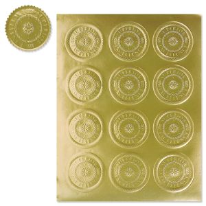 Gold Foil Excellence Certificate Seals
