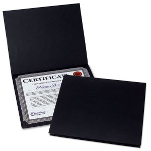 Plain Black Certificate Jacket