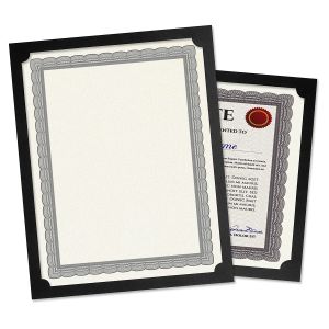Plain Black Certificate Frame