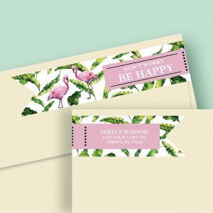 Kind & Lush Connect Wrap Diecut Custom Address Labels (4 Sayings)