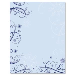 Frosted Glimmer Letter Papers