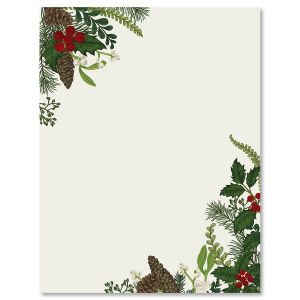 Abundant Holiday Letter Papers
