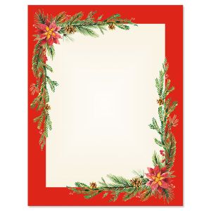 Festive Foliage Frame Letter Papers