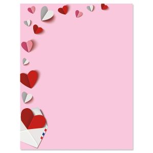 Paper Hearts Letter Papers